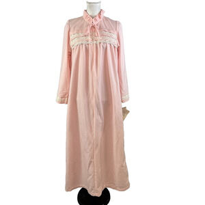 Vintage Apostrophe Guilford Sears Nightgrown Dress size Medium 12-14 Pink Lace